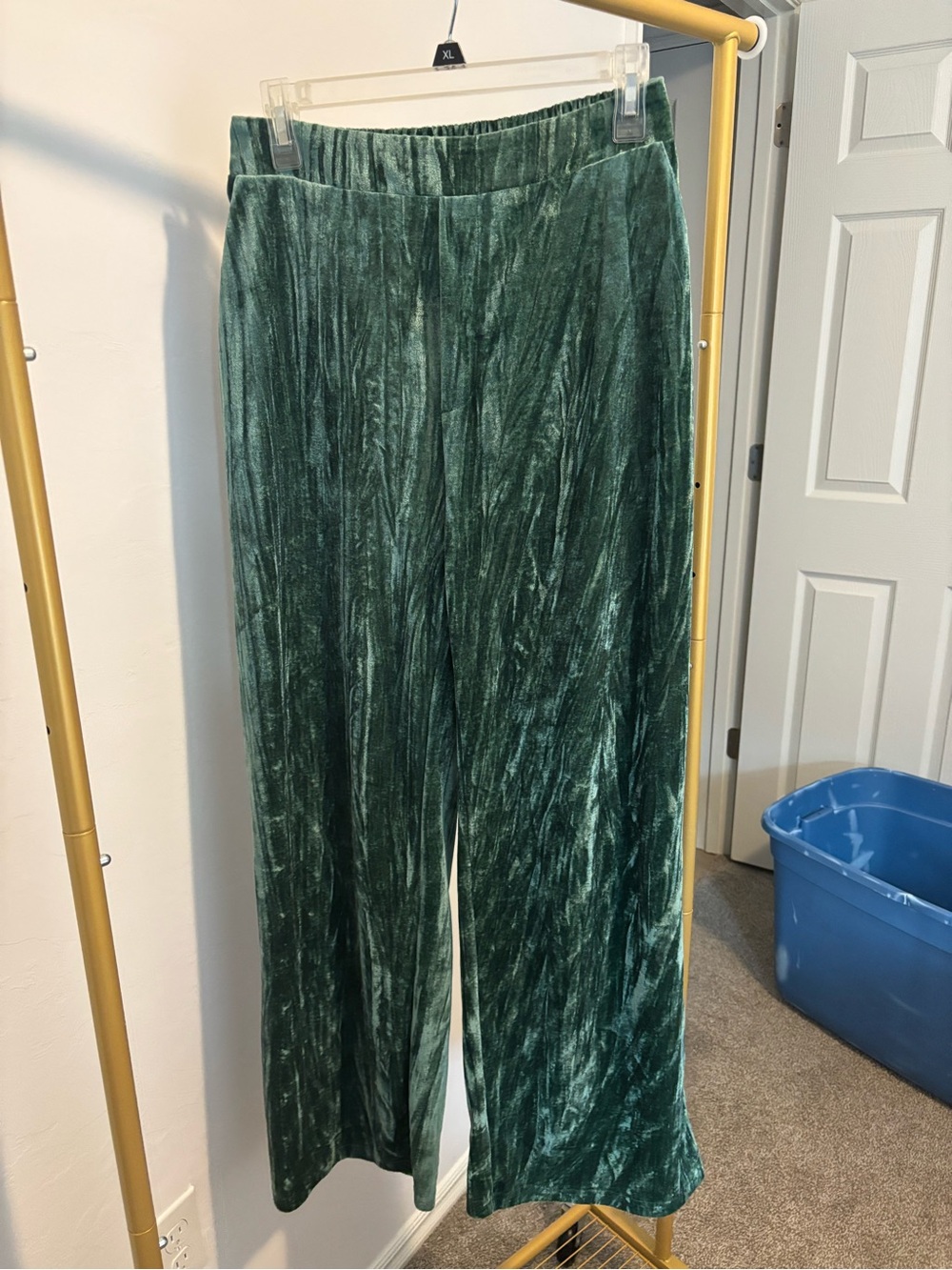 NWT Cider Velour wide leg pants! Size Medium
